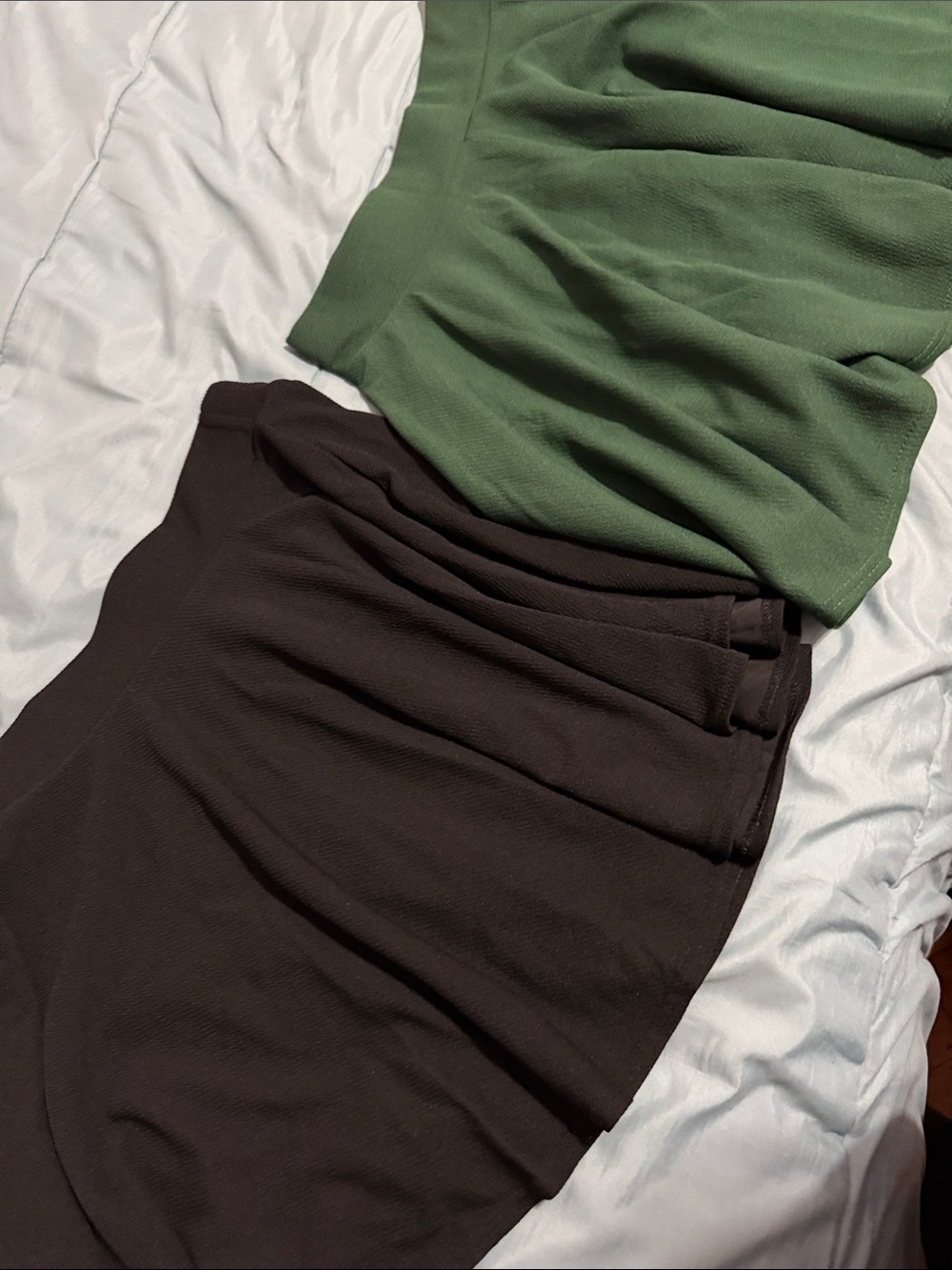 Green and Black Women's Skirts - Classic Solid Colors price for both***